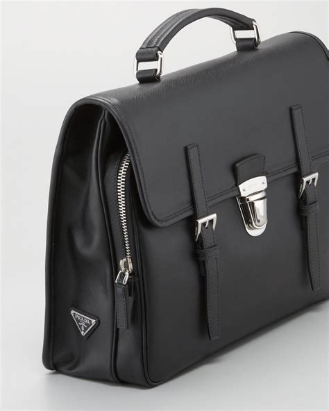 prada saffiano briefcase leather|prada saffiano bag small size.